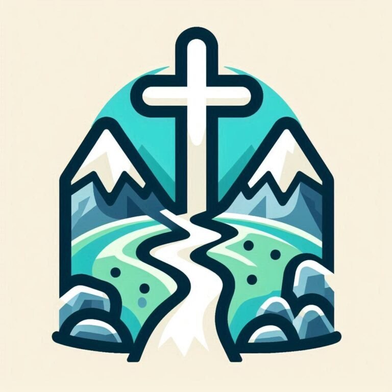 Road leading to cross