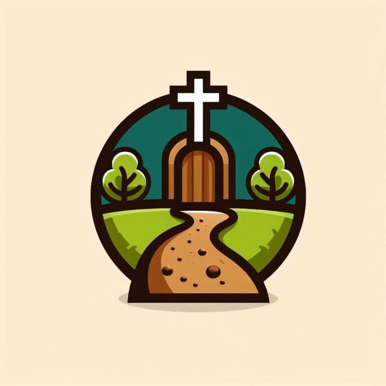 a path leading to the cross